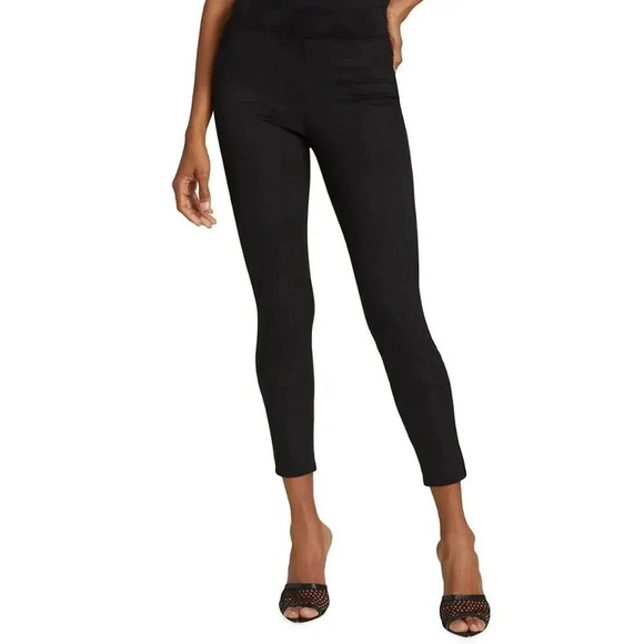 L'AGENCE Nini Skinny Faux Suede Pants - Picture 2 of 6